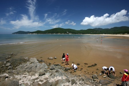 西浦里海邊