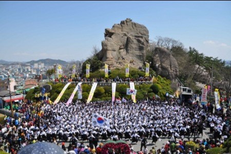 木浦 花咲く儒達山祭り