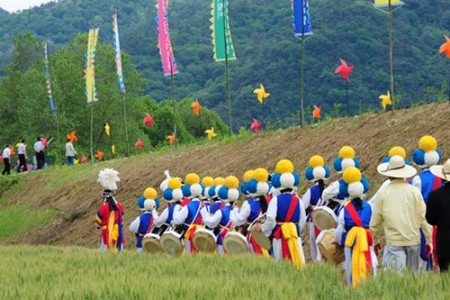 光山韓国麦文化祭り