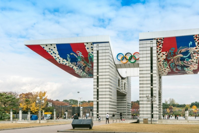 オリンピック公園 올림픽공원 トリップポーズ