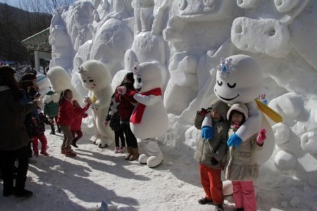 太白山雪祭り