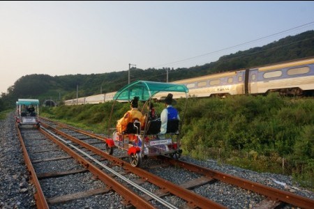 全州韓屋鐵路自行車