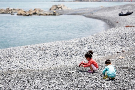 朱田鹅卵石海边