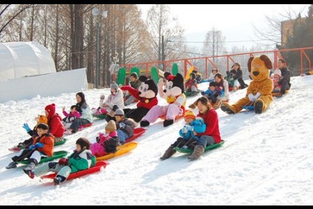 ハーブヒルズ雪ソリゲレンデ