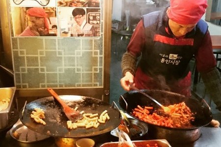 Gireum Tteok-Bokki at Tongin Market