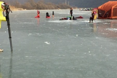 Muju Namdaecheon Stream Ice Festival 