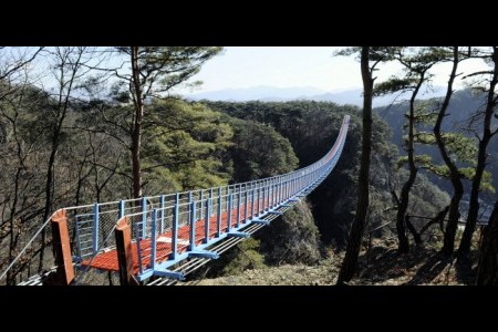 原州 小金山つり橋