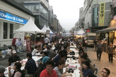 文化の通り チメク祭り（문화의거리 치맥축제）