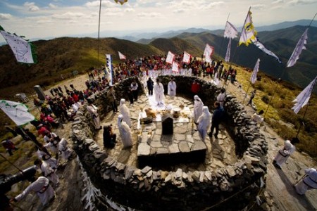 Taebaeksan Mountain Cheonjedan 