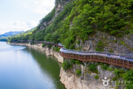 Danyanggang River Jando Plank Road (단양강 잔도)