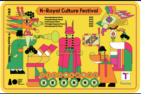 2024(10th) K-Royal Palaces PASS Exchange Ticket (T-money Card) *Unlimited Access During Period Royal Culture Festival / Korea Palace Gung Pass